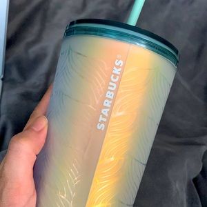 NWT Starbucks Tumbler cup with straw